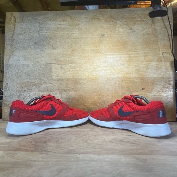 Nike Kaishi Suede Mens Size 10.5 Running Shoes Sneakers Red Black 654473-600 - Picture 5 of 8